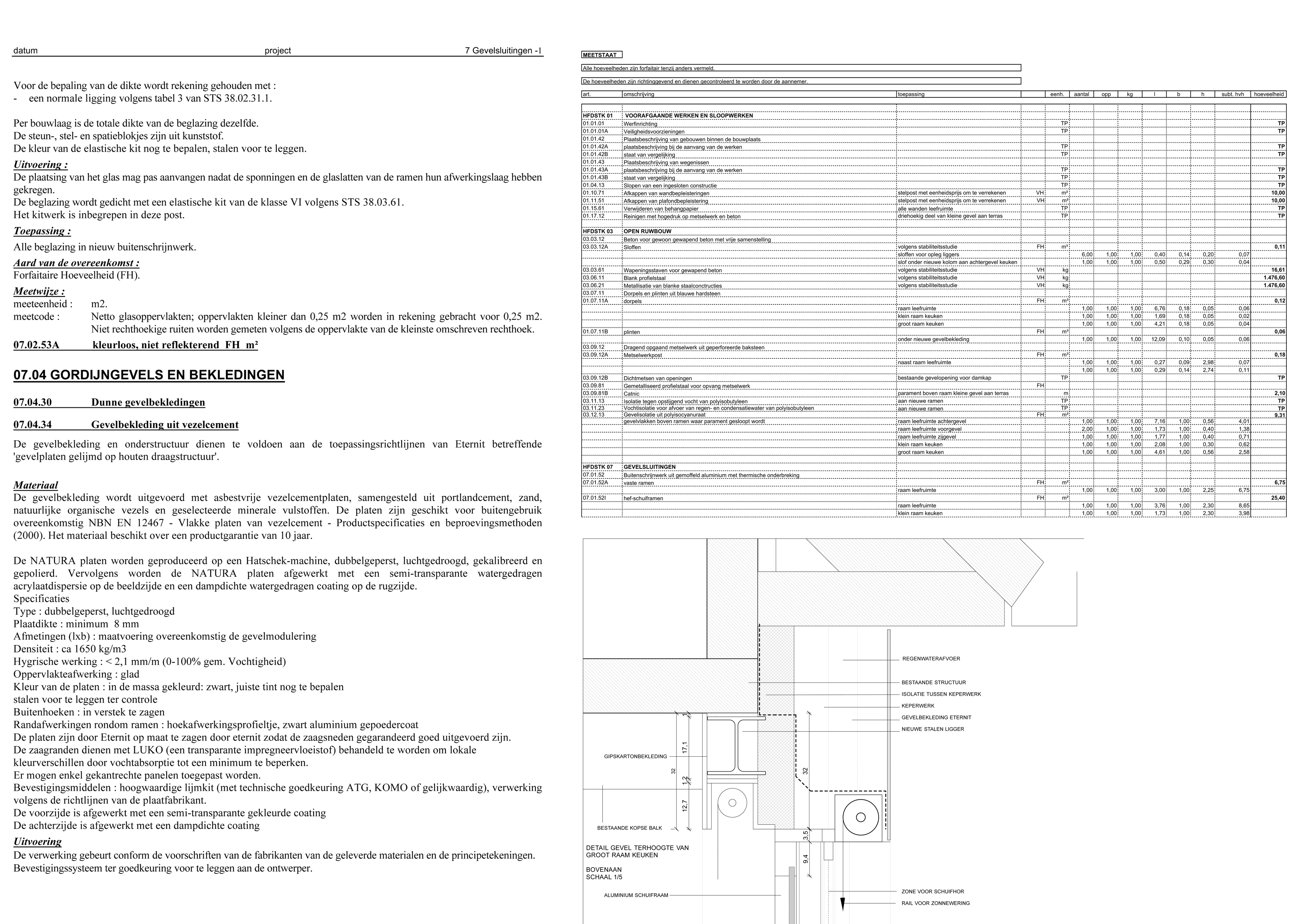 projet d'architecture Dossier d'exécution Impressie