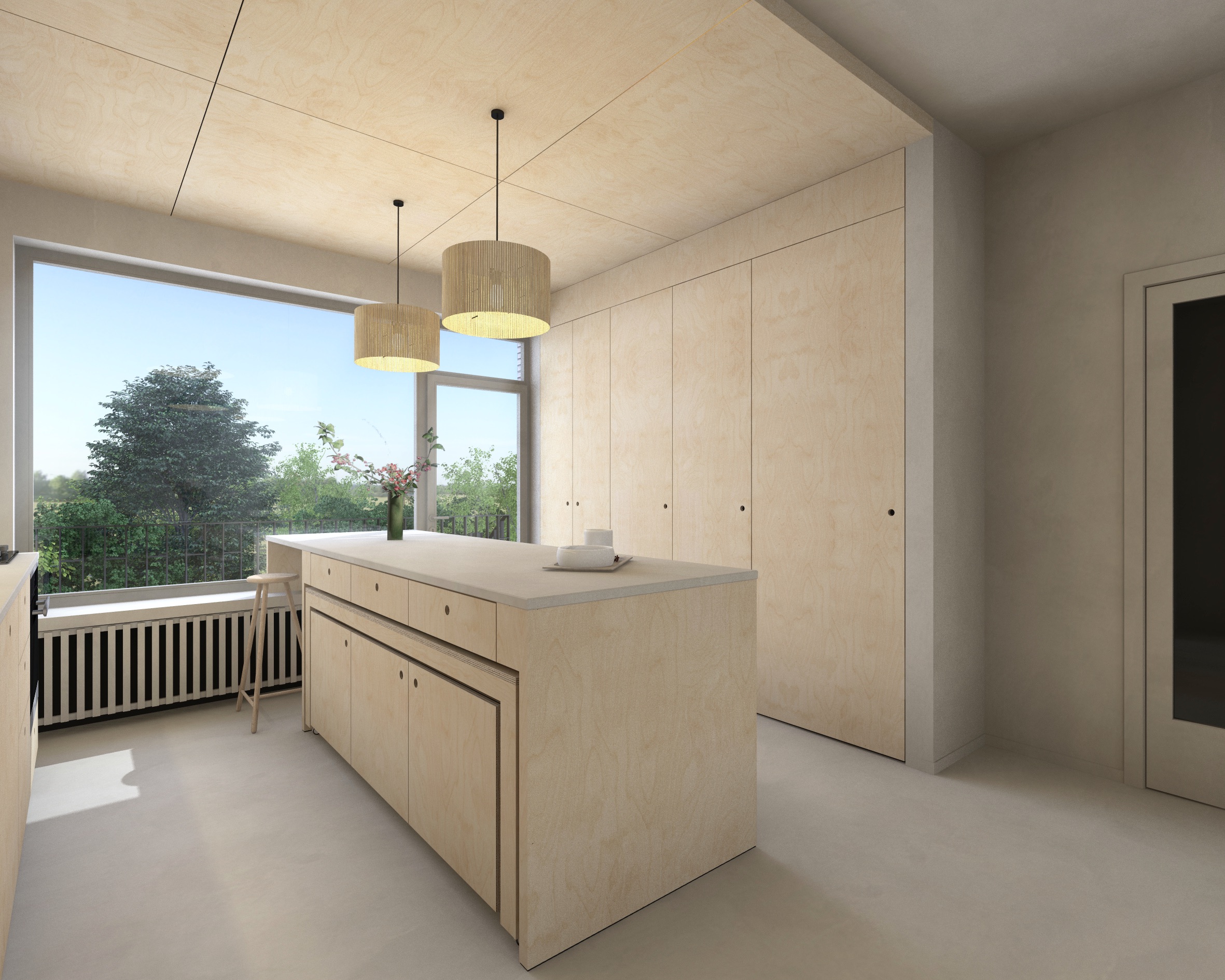 Transformation - bel-étage avec flexibilité vivre/travailler  Impressie 3